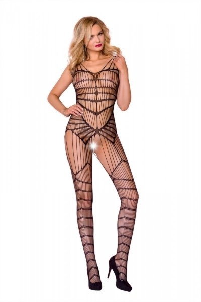 Bodystocking CA004 black Casmir