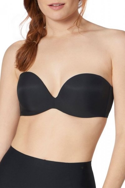 Biustonosz bardotka Triumph Stepy Soft 01 WDP czarny
