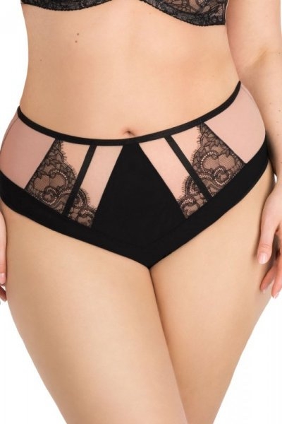 Figi damskie Gorsenia Black to black 835