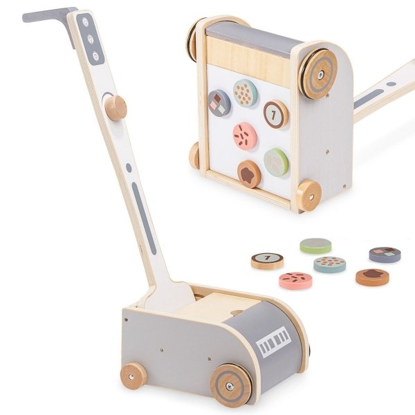Image of Drewniany, magnetyczny odkurzacz dla dzieci - zabawka do sprzątania