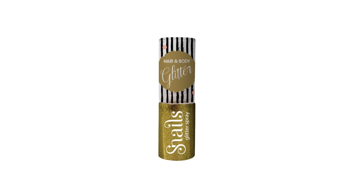 Brokat w spray'u do ciała i włosów, GLAMOUR GOLD, 10 g
