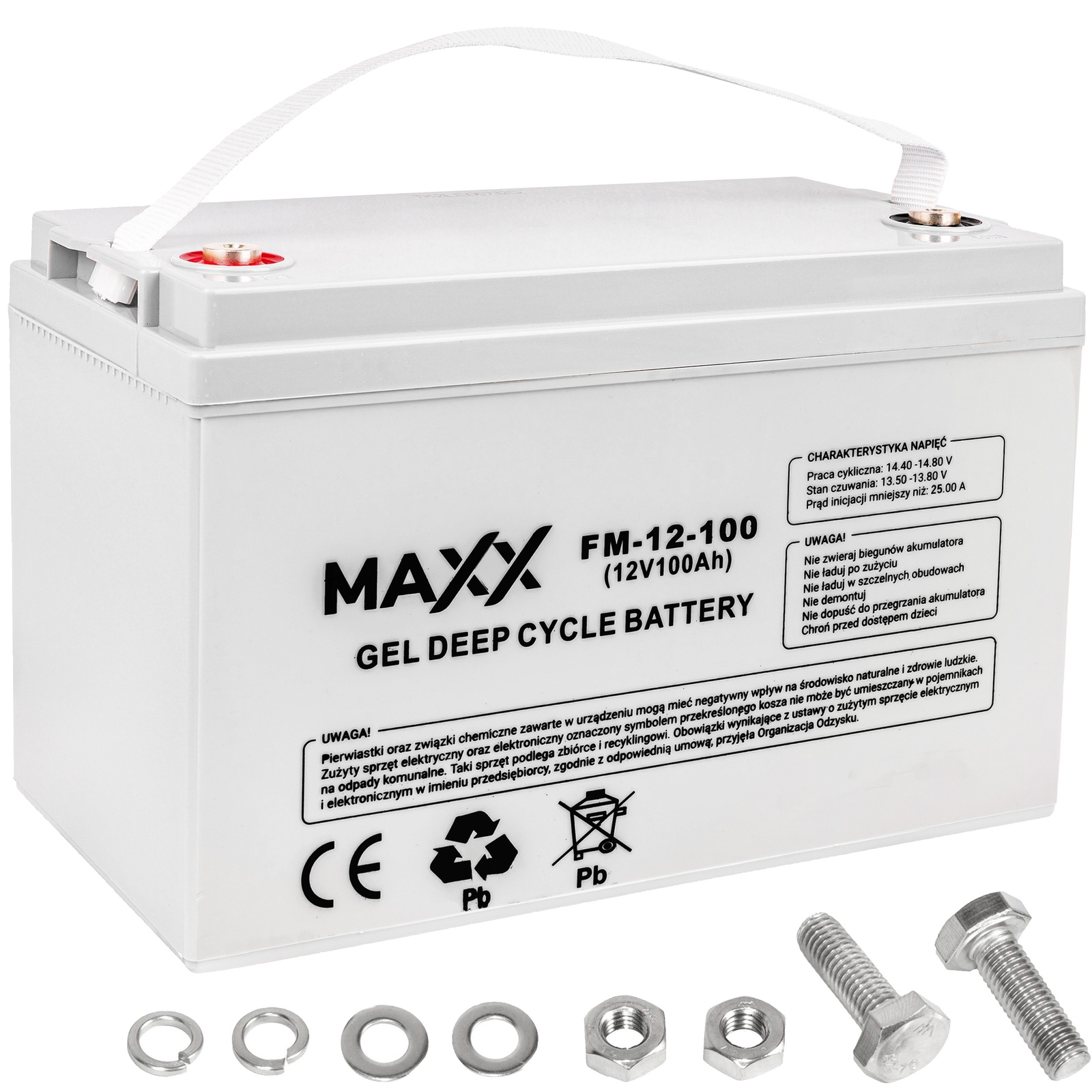 Image of Akumulator żelowy DEEP CYCLE MAXX 100Ah 12V