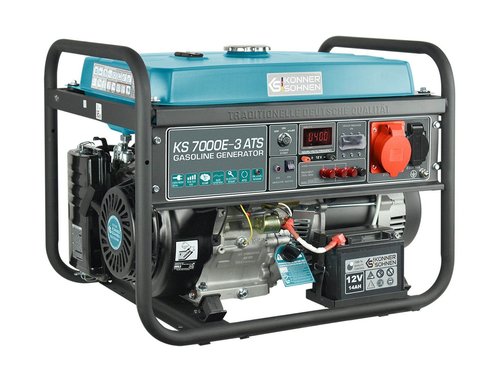 Image of Agregat generator prądu benzynowy KS 7000E-3 ATS 5000w 400v Könner & Söhnen KS