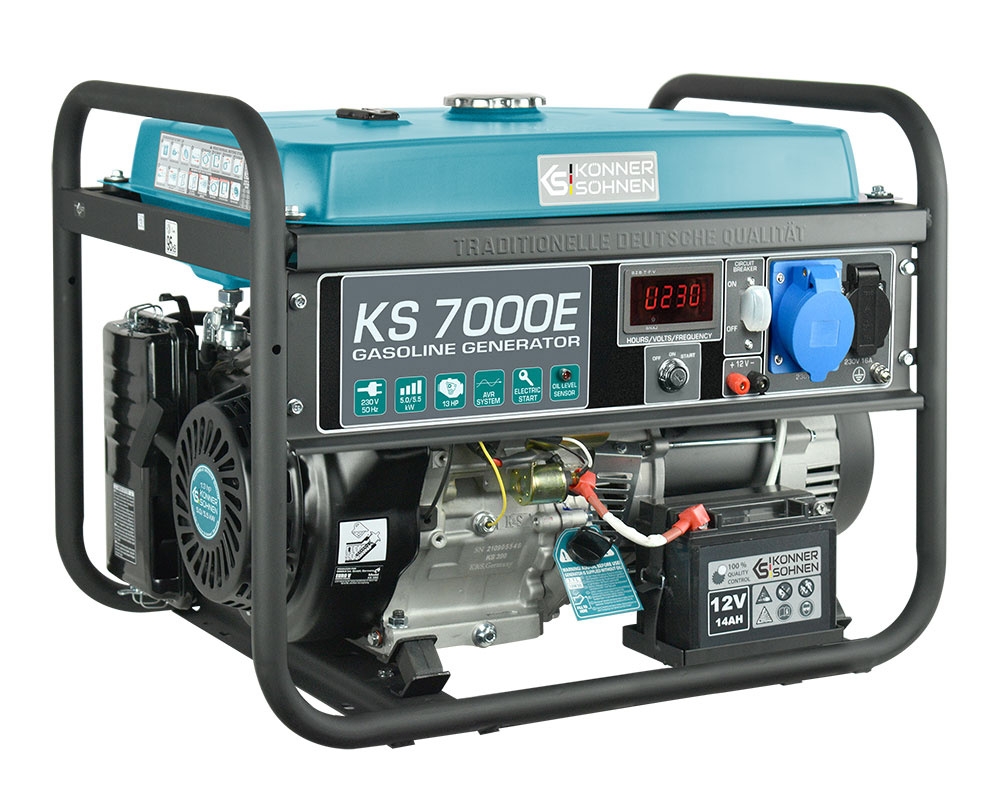 Image of Agregat generator prądu benzynowy KS 7000E 5000w 230v Könner & Söhnen KS