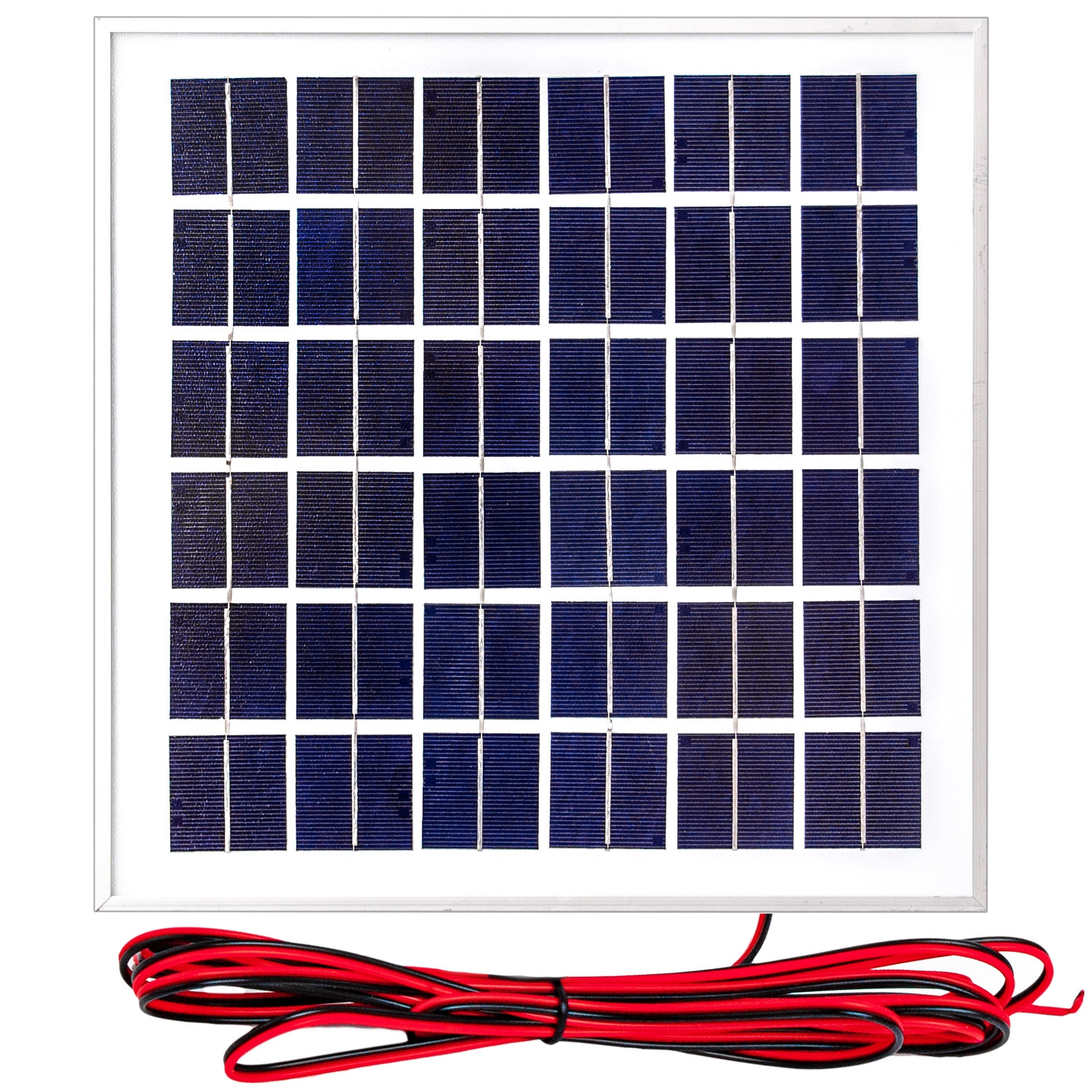 Image of Zestaw solarny fotowoltaiczny 10W 12V (Panel solarny 10W, Regulator napięcia 10A) VOLT POLSKA