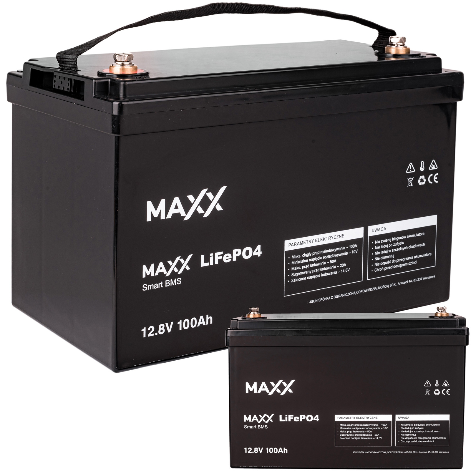 Image of Akumulator LiFePo4 100Ah 12V BMS MAXX