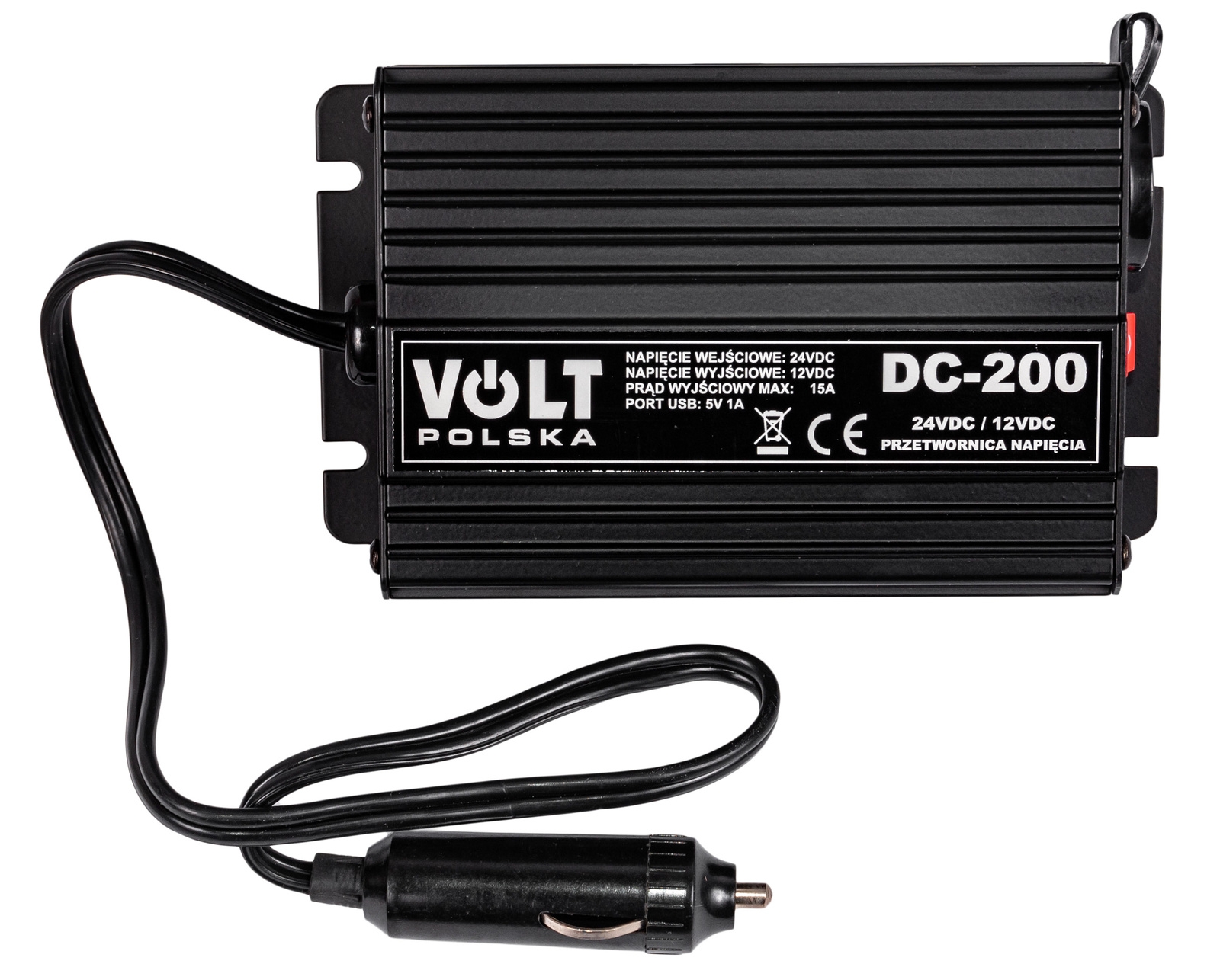 Image of Reduktor napięcia samochodowy 200W (24V na 12V) DC-200 VOLT POLSKA