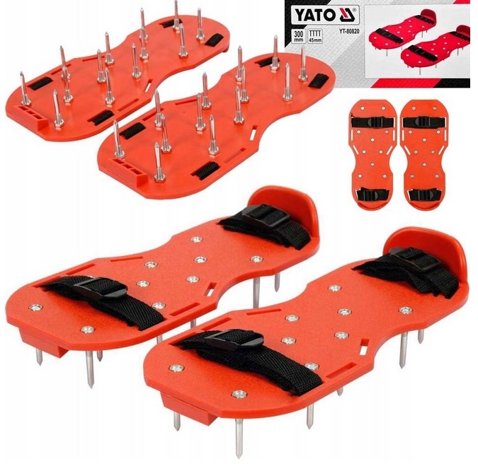 Image of Areator ogrodowy sandałowy buty z kolcami aerator YATO