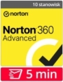 Norton 360 Advanced 2026 PL (10 stanowisk, 1 rok) – dostawa w 5 MIN za 0 zł.