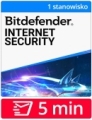 Image of Bitdefender Internet Security 2024 (1 stanowisko, odnowienie 24 miesiące) - dostawa w 5 MIN za 0 zł. - SPECJALIŚCI OD ANTYWIRUSÓW!