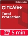 Image of McAfee Total Protection 2025 PL (10 stanowisk, odnowienie na 12 miesięcy) - dostawa w 5 MIN za 0 zł.