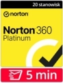 Image of Norton 360 Platinum 2024 PL (20 stanowisk, 1 rok) - dostawa w 5 MIN za 0 zł. - Do aktywacji NIE JEST wymagana karta kredytowa!