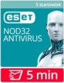 Image of ESET NOD32 Antivirus 2024 (5 stanowisk, 1 rok) - dostawa w 5 MIN za 0 zł. - SPECJALIŚCI OD ANTYWIRUSÓW!
