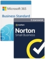 Image of Microsoft 365 Business Standard (subskrypcja na 12 miesięcy) + Norton Small Business 2024 (6 stanowisk, 12 miesięcy)