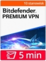 Bitdefender Premium VPN (10 stanowisk, 12 miesięcy) – dostawa w 5 MIN za 0 zł.
