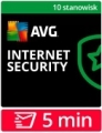 Image of AVG Internet Security MD 2025 (10 stanowisk, odnowienie na 24 miesiące) - dostawa w 5 MIN za 0 zł.