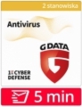 G DATA AntiVirus (2 stanowiska, 24 miesiące) – dostawa w 5 MIN za 0 zł.
