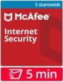 Image of McAfee Internet Security 2024 PL (5 stanowisk, odnowienie na 12 miesięcy) - dostawa w 5 MIN za 0 zł. - SPECJALIŚCI OD ANTYWIRUSÓW!