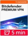 Bitdefender Premium VPN (5 stanowisk, 12 miesięcy) – dostawa w 5 MIN za 0 zł.