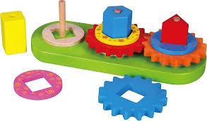Zdjęcia - Puzzle i mozaiki New Classic Toys Koła zębate dla maluszków 