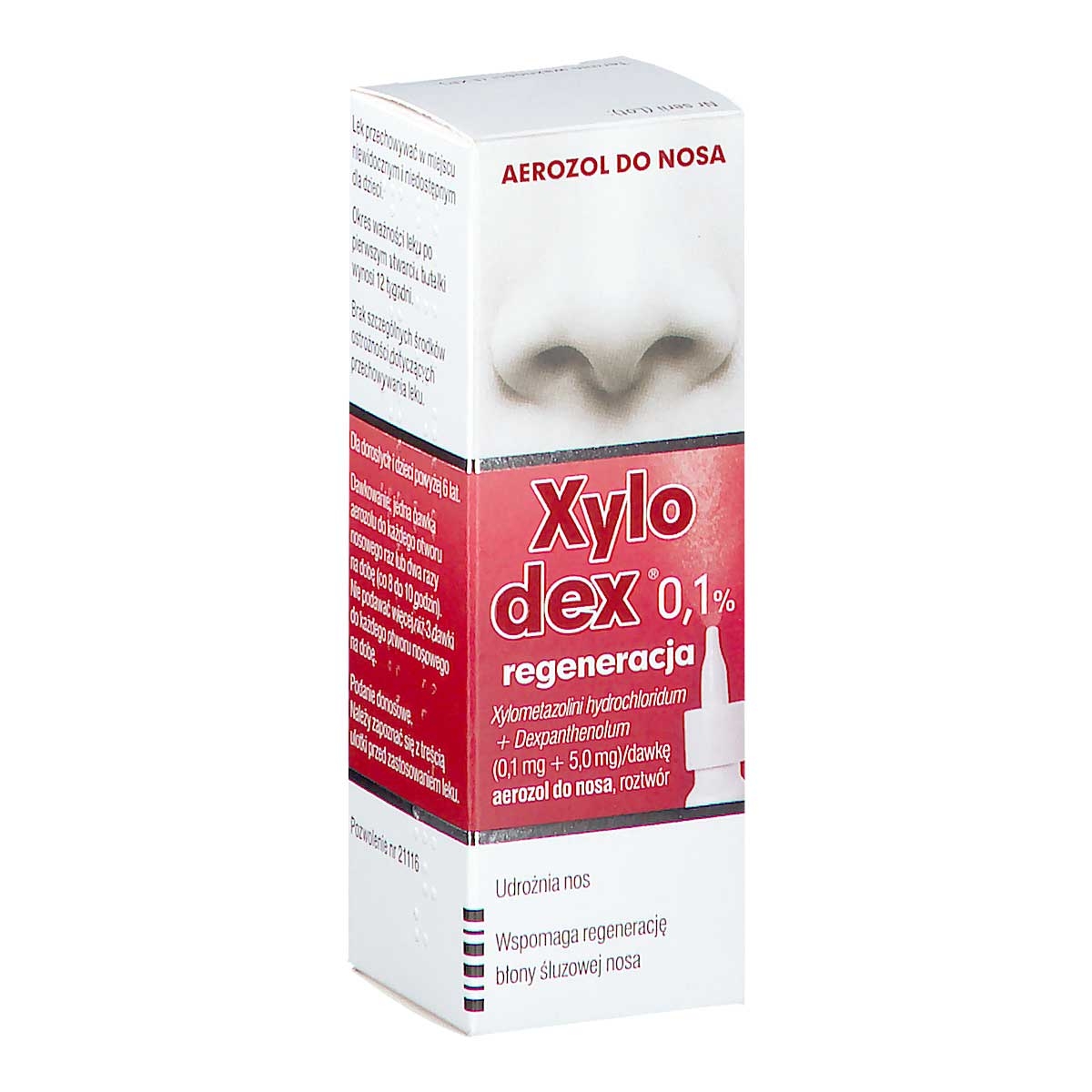 xylodex 0,1% regeneracja aerozol 10 ml