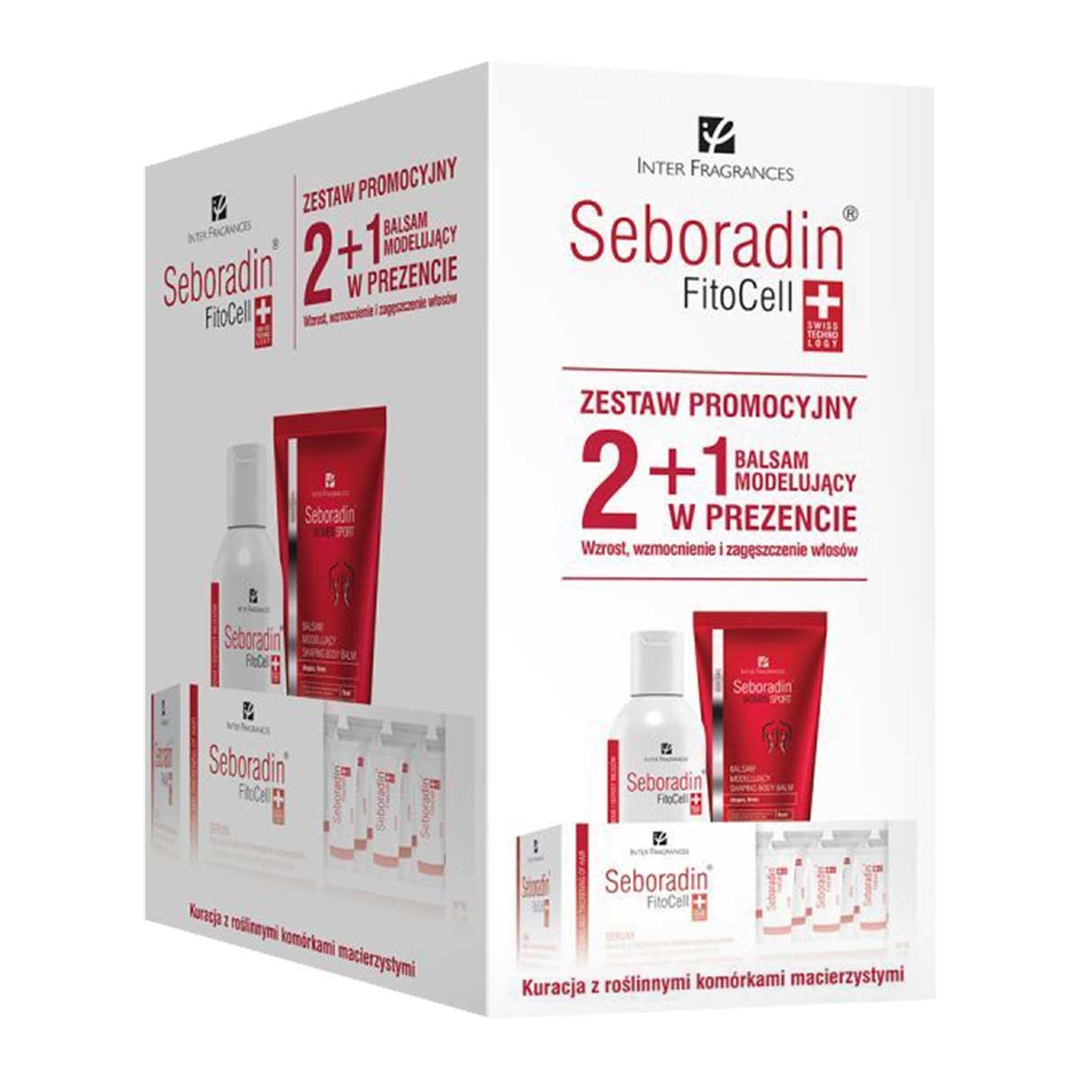 seboradin zestaw fitocell (fitocell szampon+fitocell serum+balsa 200 ml