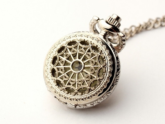 Image of Pakamera PROMYCZEK CZASU (silver) - zegarek wisiorek