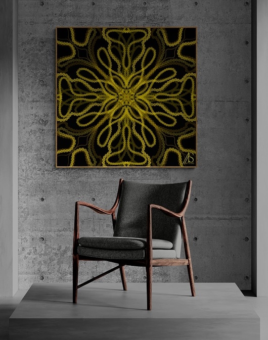 Image of Pakamera Flower lace 01, autorski graficzny obraz