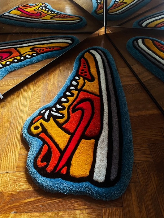 Image of Pakamera Dywan tuftingowy w kształcie buta