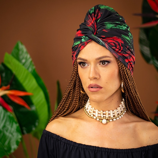 Image of Pakamera Turban - Królowa Róża