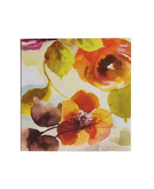 Image of album w kwiaty 20x20 60 stron z pergaminami