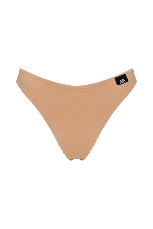 Image of Pakamera Majtki Stringi Beige