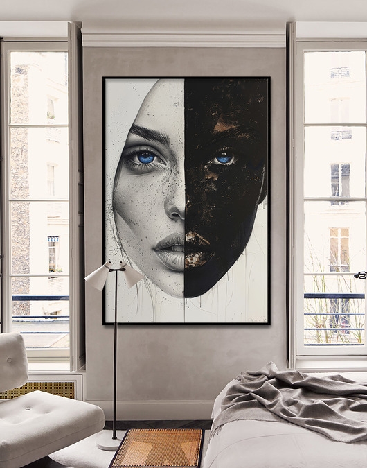 Image of Pakamera Portret kobiety - obraz na płótnie lub plakat