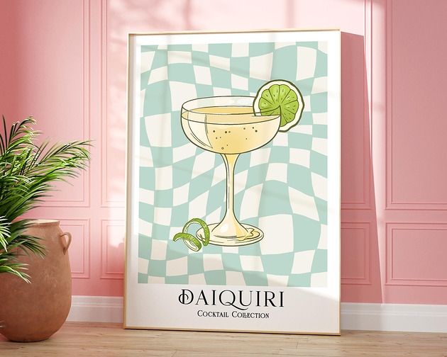 Image of Pakamera Plakat Kolekcja Koktajl: Daiquiri