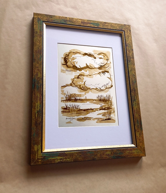 Image of Pakamera Pejzaż 38 - kawa 18x24 cm
