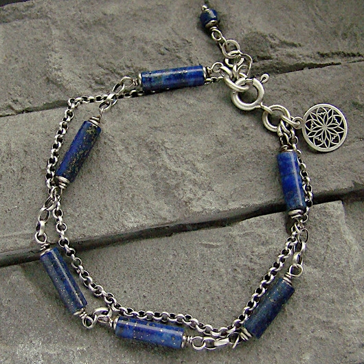 Image of Pakamera Lapis lazuli- bransoletka