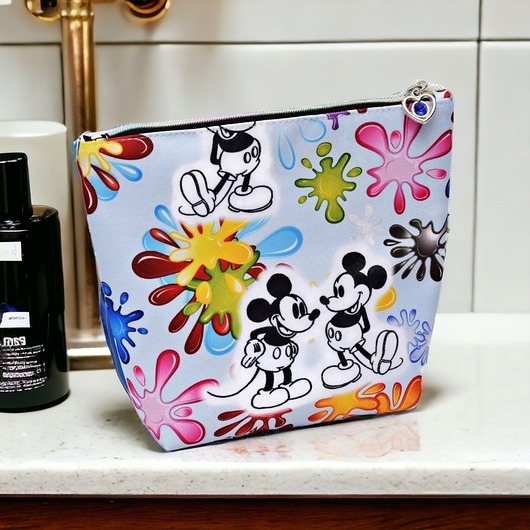 Image of Kosmetyczka Myszka Miki organizer etui do torebki saszetka Mickey