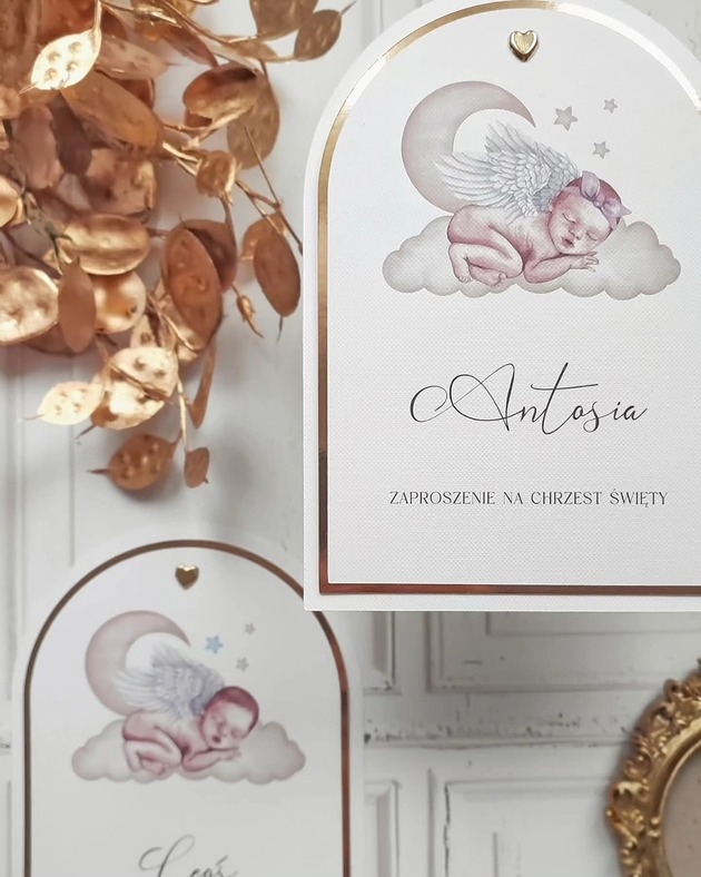 Image of Pakamera Zaproszenie na Chrzest Święty