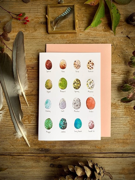 Image of Pakamera Jajka- Eggs- Kartka- Grafika- Ilustracja