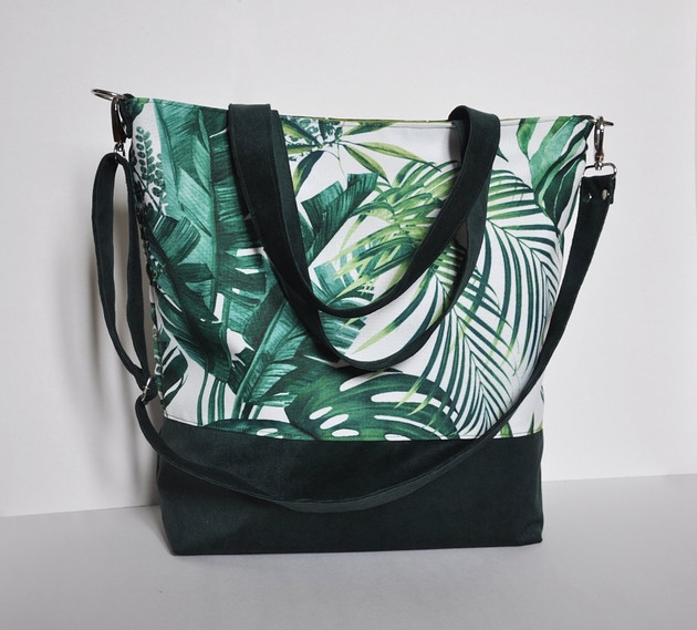 Image of Pakamera Torba hobo XXL - dżungla