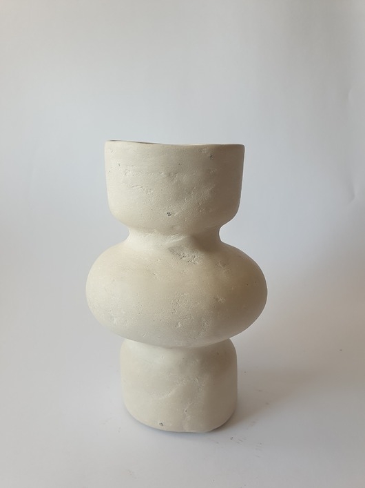 Image of Pakamera Wazon Balezar kolekcja KREDA papier-mache 19/12 cm