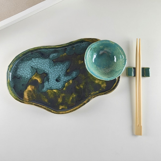 Image of Pakamera Ceramiczny zestaw do sushi