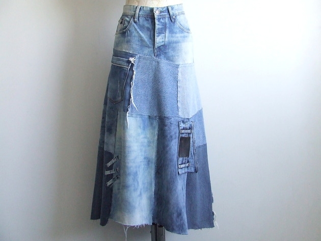 Image of Pakamera Długa spódnica jeans r. 42/44