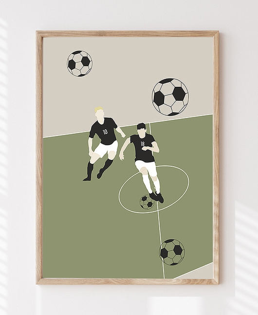 Image of Plakat dla dzieci Football Game