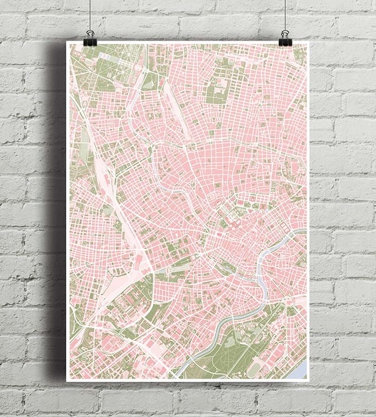Image of Pakamera Wiedeń - plakat kartograficzny