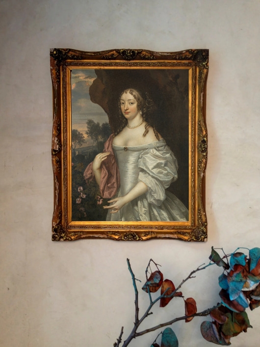 Image of Pakamera PLAKAT portret kobiety, dawne malarstwo, obraz z kobietą