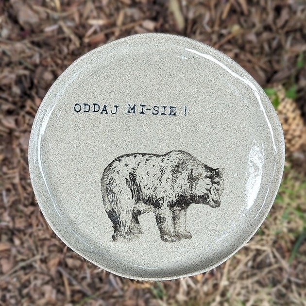 Image of ODDAJ MI-SIE, talerz ceramiczny handmade