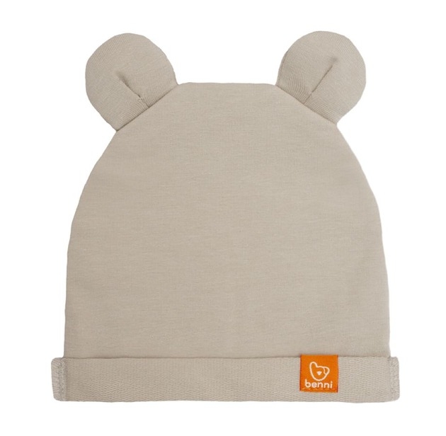 Image of Pakamera Czapka BEANIE BEAR - beżowa