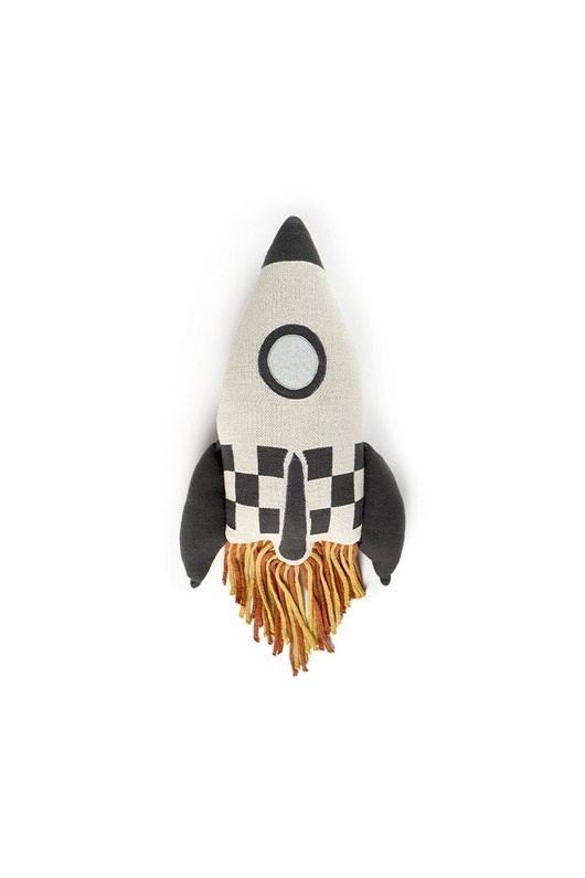 Image of Poduszka rakieta Rocket M, Mom, I want to be an astronaut Lorena Canals