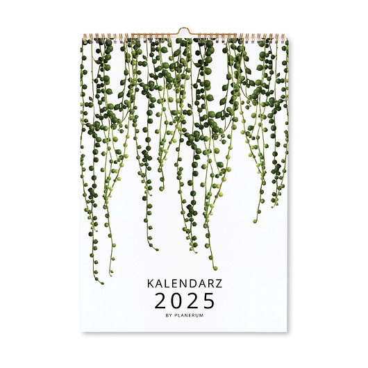 Image of Kalendarz ścienny na Spirali Botaniczny A4 Premium 2025